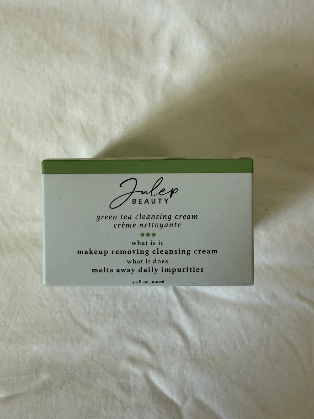 Julep Green Tea Makeup Removing Cleansing Cream